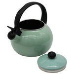 2.2 Liter White Whistling Tea Kettle