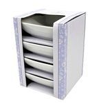 Set of 4  Squared Ceramic Tapas Bowls in a Box