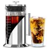 Cafe Du Chateau 34 oz Cold Brew Coffee Maker with Stainless Steel Filter