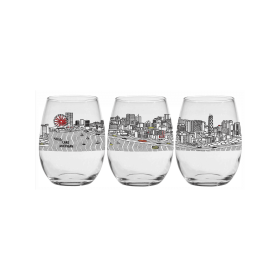 Chicago Stemless Wine Glasses
