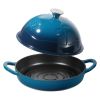 VEVOR Enameled Cast Iron Dutch Oven, 5 Quart Pot for Sourdough Bread Baking, Heavy-Duty Cookware Pan with Lid and Dual Handles
