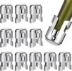 12 Pcs Stainless Steel Champagne Stopper Bulk Reusable Bottle Sealer Wine Corker