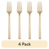 (4 pack) River Gold Stainless Steel Salad Fork