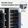 24in Wine Refrigerator Cooler-51 Bottle Capacity