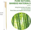 Bamboo Skewers 8 Inch, 200 PCS Cocktail Skewers for Appetizers, BBQ, Fruit Kabobs, Sandwich, Drink