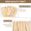 400PCS Bamboo Skewers, Cocktail Picks for Drinks, 4.7 Inch Wooden Skewers for Appetizers, Sandwich, Fruit, Kababs, Sausage, Barbecue, Snacks