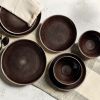 12-Piece Stoneware Dinnerware Set, Gray
