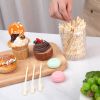 400PCS Bamboo Skewers, Cocktail Picks for Drinks, 4.7 Inch Wooden Skewers for Appetizers, Sandwich, Fruit, Kababs, Sausage, Barbecue, Snacks