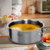 SOGA 23L Top Grade Thick Stainless Steel Stock Pot 18/10