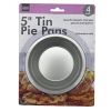 4 Pack 5" Tin Pie Pans
