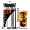 Cafe Du Chateau 34 oz Cold Brew Coffee Maker with Stainless Steel Filter