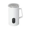 Electric Milk Frother Steamer 4 in 1 Multifunctional Hot Cold Milk Foam Maker 19.95OZ Automatic Quiet Milk Warmer Latte Cappuccinos Hot Chocolate