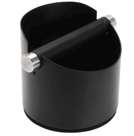 PSFC041 Black SUS Coffee Powder Bucket Round Coffee Powder Box Home Coffee Powder Dumping Box 4.5*4.5*3 Inch Coffee Powder Box Walnut Coffee Powd (PSFC041: PSFC041)