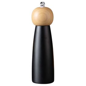 Round Head Manual Pepper Mill Ceramic Core Kitchen Tool (Type: 8 inch, Color: Black)