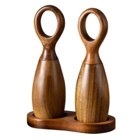 Manual Ceramic Core Grinder Multi Purpose Grinder For Kitchen (Type: Double+Base, Color: Natural)