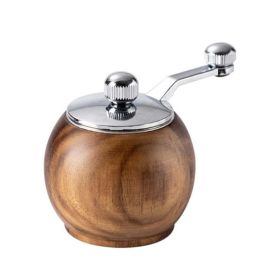 Hand-Crank Mini Ceramic Core Multi-Purpose Grinder (Type: Single, Color: Natural)